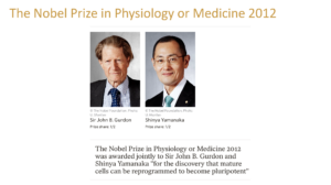 Nobel Prize in Physiology or Medicine winners in 2012